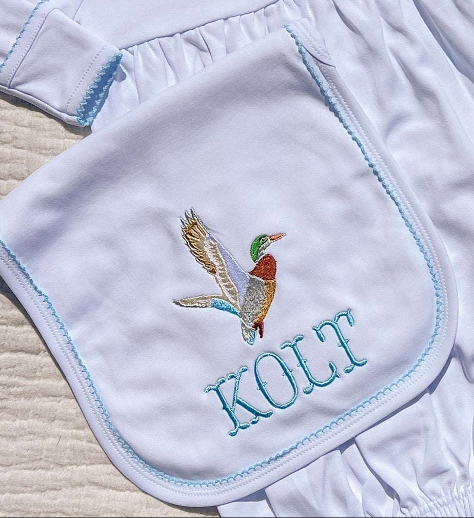 PICOT BURP CLOTH