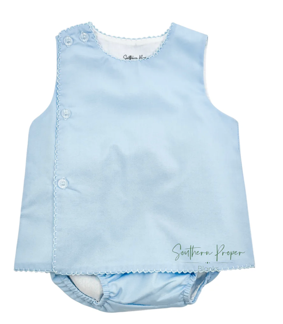 PICOT TRIM DIAPER SET