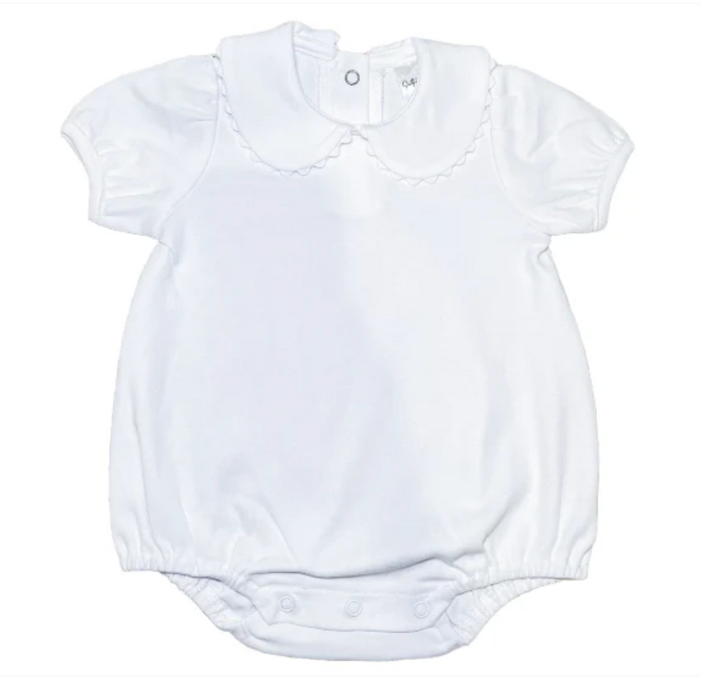 GIRLS S/S SCALLOPED COLLAR BUBBLE