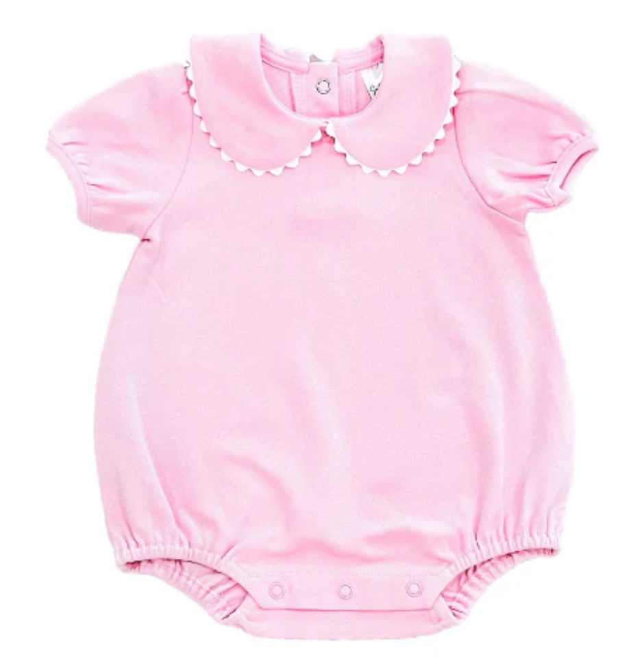GIRLS S/S SCALLOPED COLLAR BUBBLE