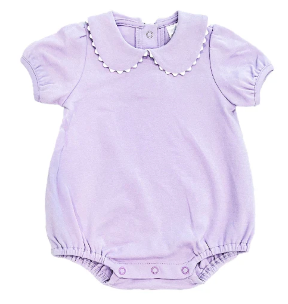 GIRLS S/S SCALLOPED COLLAR BUBBLE