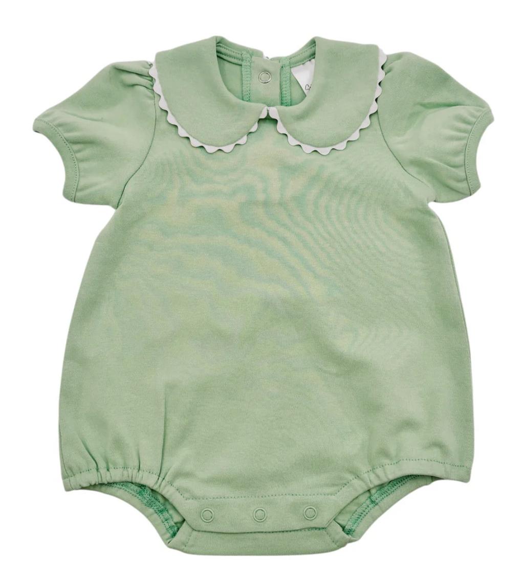 GIRLS S/S SCALLOPED COLLAR BUBBLE