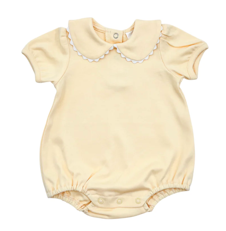 GIRLS S/S SCALLOPED COLLAR BUBBLE