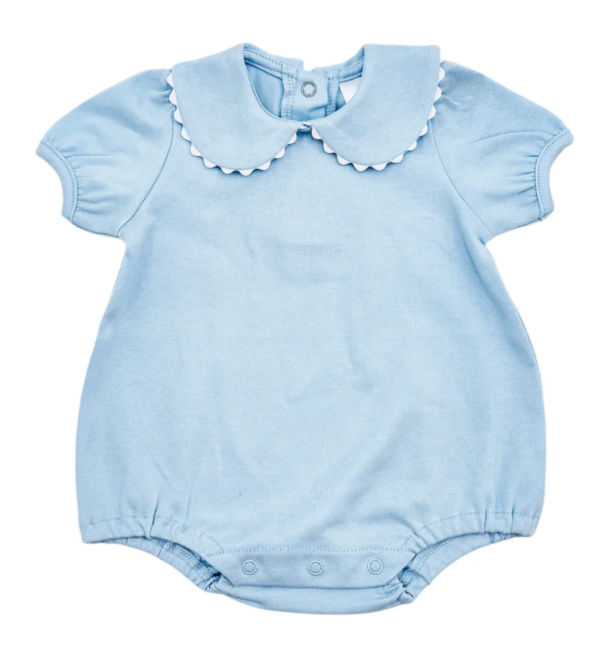 GIRLS S/S SCALLOPED COLLAR BUBBLE