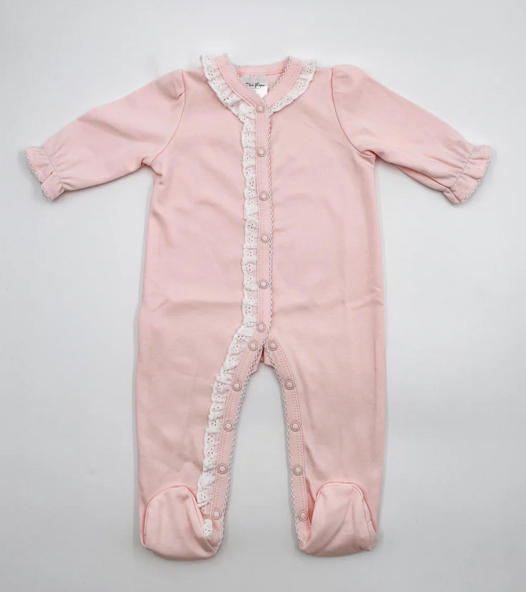 LACE TRIM FOOTIE