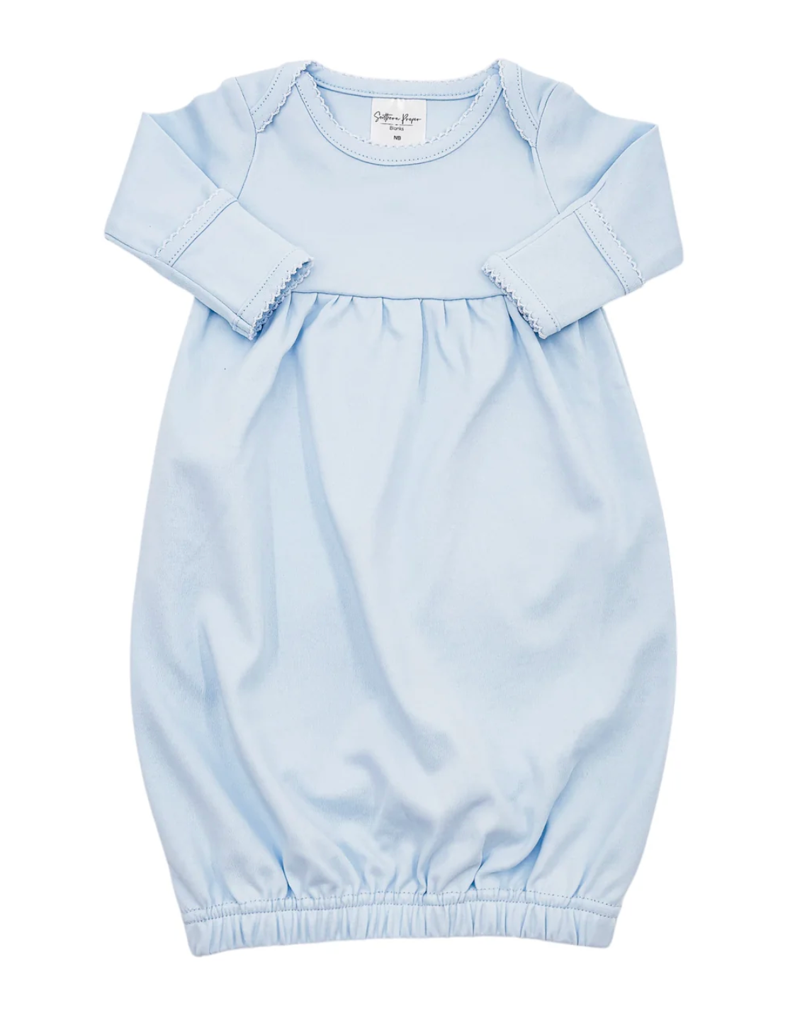 PICOT TRIM GOWN
